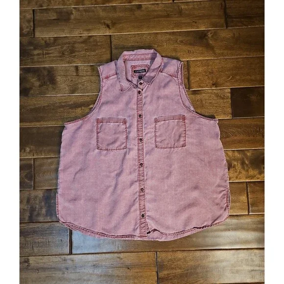 Express button up tank top size XL - Picture 6 of 11